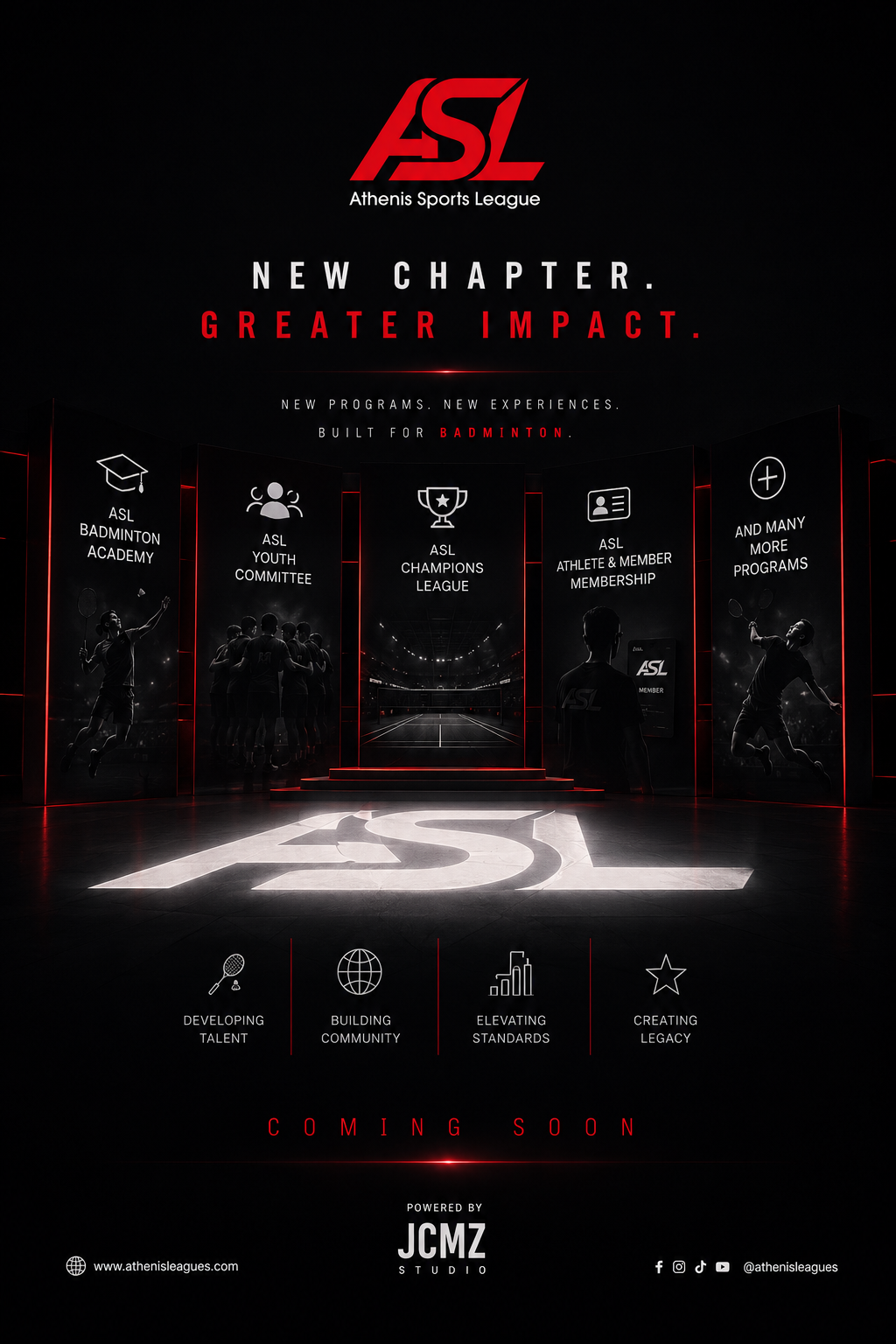 ASL Brand Evolution future project poster